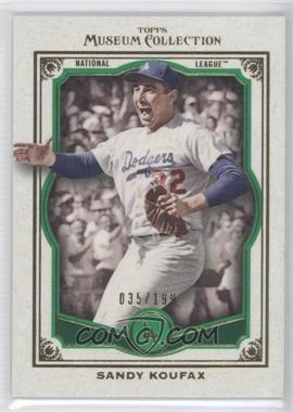 2013 Topps Museum Collection - [Base] - Green #69 - Sandy Koufax /199