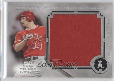 2013 Topps Museum Collection - Momentous Material Jumbo Relics - Silver Rainbow #MMJR-MTR - Mark Trumbo /10