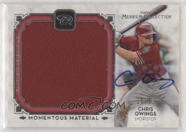 2013 Topps Museum Collection - Momentous Material Jumbo Relics #MMJR-CO - Chris Owings /50