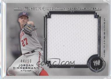 2013 Topps Museum Collection - Momentous Material Jumbo Relics #MMJR-JOZ - Jordan Zimmermann /50