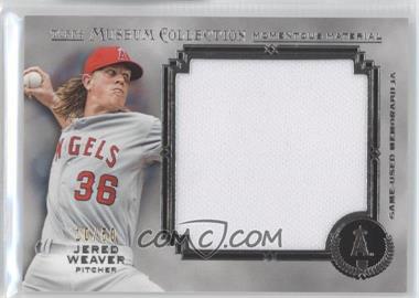2013 Topps Museum Collection - Momentous Material Jumbo Relics #MMJR-JW - Jered Weaver /50