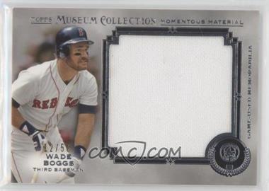 2013 Topps Museum Collection - Momentous Material Jumbo Relics #MMJR-WB - Wade Boggs /50