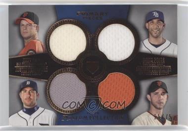 2013 Topps Museum Collection - Primary Pieces Four Player Quad Relics - Copper #PPFQR-18 - Matt Cain, David Price, Justin Verlander, Madison Bumgarner /75