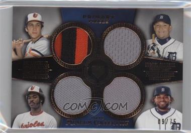 2013 Topps Museum Collection - Primary Pieces Four Player Quad Relics - Copper #PPFQR-5 - Cal Ripken Jr., Miguel Cabrera, Eddie Murray, Prince Fielder /75