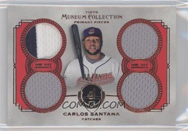 2013 Topps Museum Collection - Primary Pieces Quad Relics - Copper #PPQR-CSA - Carlos Santana /75