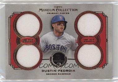 2013 Topps Museum Collection - Primary Pieces Quad Relics - Copper #PPQR-DP - Dustin Pedroia /75