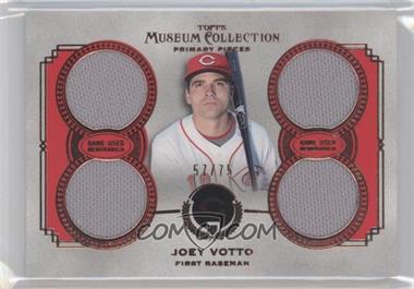 2013 Topps Museum Collection - Primary Pieces Quad Relics - Copper #PPQR-JV - Joey Votto /75