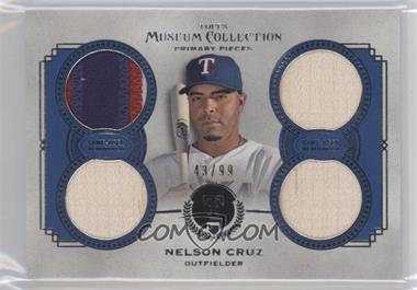 2013 Topps Museum Collection - Primary Pieces Quad Relics #PPQR-NC - Nelson Cruz /99