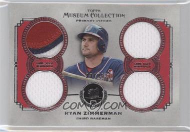 2013 Topps Museum Collection - Primary Pieces Quad Relics #PPQR-RZ - Ryan Zimmerman /99