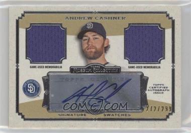 2013 Topps Museum Collection - Signature Swatches Autograph Dual Relics #SSADR-ACA - Andrew Cashner /299 [EX to NM]