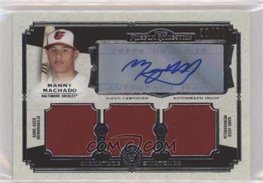 2013 Topps Museum Collection - Signature Swatches Autograph Triple Relics #SSATR-MM - Manny Machado /99