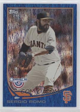 2013 Topps Opening Day - [Base] - Blue #129 - Sergio Romo /2013