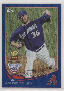 2013 Topps Opening Day - [Base] - Blue #179 - Wade Miley /2013