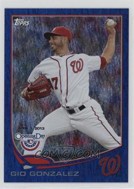 2013 Topps Opening Day - [Base] - Blue #44 - Gio Gonzalez /2013