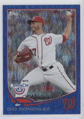 2013 Topps Opening Day - [Base] - Blue #44 - Gio Gonzalez /2013