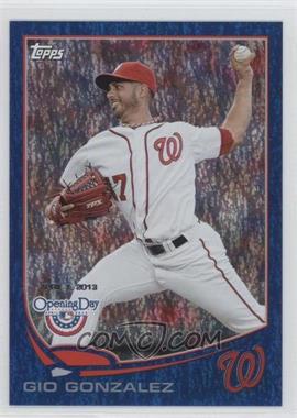 2013 Topps Opening Day - [Base] - Blue #44 - Gio Gonzalez /2013