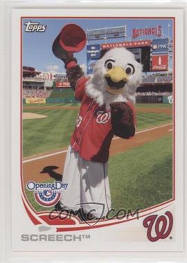 2013 Topps Opening Day - Mascots #M-7 - Screech