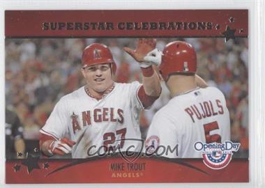 2013 Topps Opening Day - Superstar Celebrations #SC-23 - Mike Trout