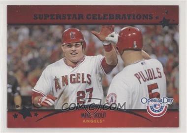 2013 Topps Opening Day - Superstar Celebrations #SC-23 - Mike Trout