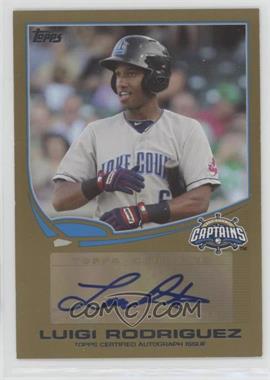 2013 Topps Pro Debut - Autographs - Gold #PDA-LR - Luigi Rodriguez /50