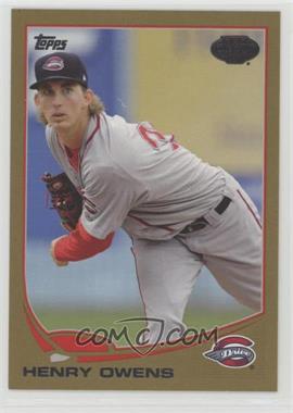 2013 Topps Pro Debut - [Base] - Gold #184 - Henry Owens /50