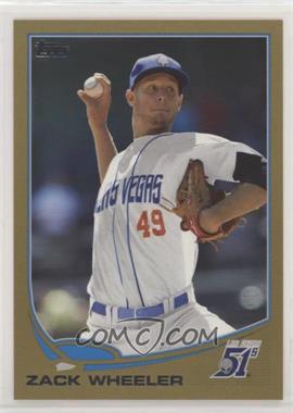 2013 Topps Pro Debut - [Base] - Gold #50 - Zack Wheeler /50