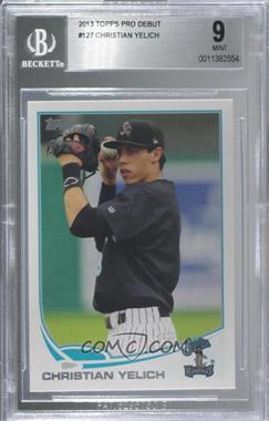 2013 Topps Pro Debut - [Base] #127 - Christian Yelich [BGS 9 MINT]