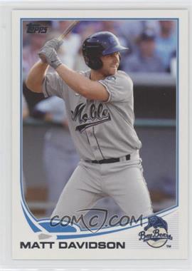 2013 Topps Pro Debut - [Base] #142 - Matt Davidson