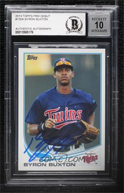 2013 Topps Pro Debut - [Base] #150.1 - Byron Buxton (Fielding) [BAS BGS Authentic]