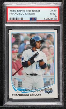 2013 Topps Pro Debut - [Base] #167 - Francisco Lindor [PSA 9 MINT]