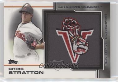 2013 Topps Pro Debut - Hat Logo Patch #MP-CST - Chris Stratton /75