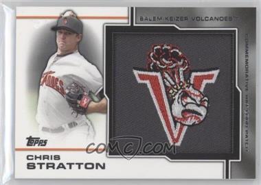 2013 Topps Pro Debut - Hat Logo Patch #MP-CST - Chris Stratton /75