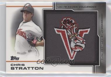 2013 Topps Pro Debut - Hat Logo Patch #MP-CST - Chris Stratton /75