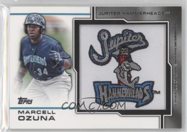 2013 Topps Pro Debut - Hat Logo Patch #MP-MO - Marcell Ozuna /75