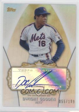 2013 Topps Replacement Autographs - [Base] - Gold #_DWGO - Dwight Gooden /199