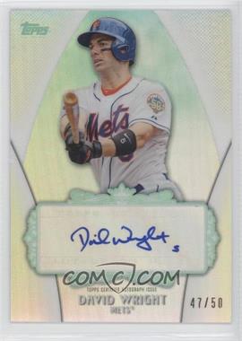 2013 Topps Replacement Autographs - [Base] - Green #_DAWR - David Wright /50