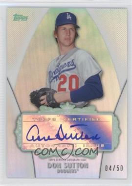 2013 Topps Replacement Autographs - [Base] - Green #_DOSU - Don Sutton /50