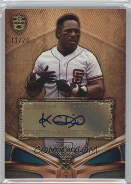 2013 Topps Supreme - Retired and Active Autographs - Blue #SA-KM - Kevin Mitchell /20