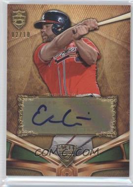 2013 Topps Supreme - Retired and Active Autographs - Green #SA-EGA - Evan Gattis /10