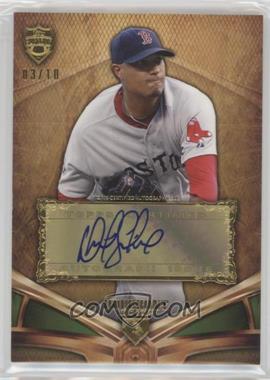 2013 Topps Supreme - Retired and Active Autographs - Green #SA-FD - Felix Doubront /10