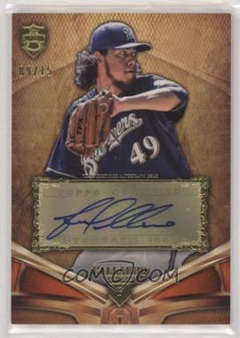 2013 Topps Supreme - Retired and Active Autographs - Orange #SA-YG - Yovani Gallardo /15