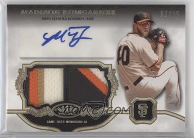 2013 Topps Tier One - Autographed Relics - Dual #TOADR-MB - Madison Bumgarner /25