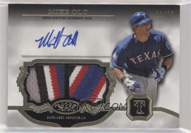 2013 Topps Tier One - Autographed Relics - Dual #TOADR-MO - Mike Olt /25
