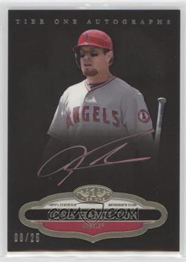 2013 Topps Tier One - Autographs - Copper Rose Ink #TTA-JH - Josh Hamilton /25