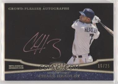 2013 Topps Tier One - Crowd-Pleaser Autographs - Copper Rose Ink #CPA-CH2 - Chase Headley /25