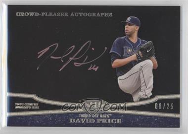 2013 Topps Tier One - Crowd-Pleaser Autographs - Copper Rose Ink #CPA-DP - David Price /25