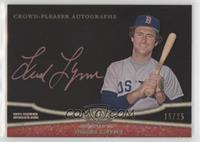 Fred Lynn #/25