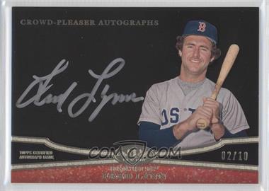 2013 Topps Tier One - Crowd-Pleaser Autographs - Silver Ink #CPA-FL2 - Fred Lynn /10