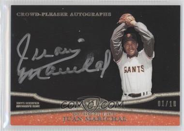 2013 Topps Tier One - Crowd-Pleaser Autographs - Silver Ink #CPA-JM - Juan Marichal /10