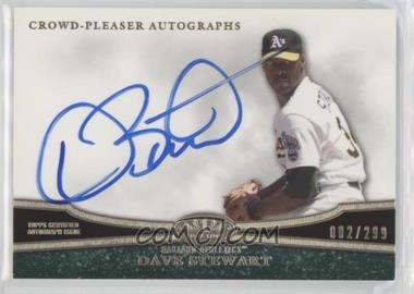 2013 Topps Tier One - Crowd-Pleaser Autographs #CPA-DST - Dave Stewart /299